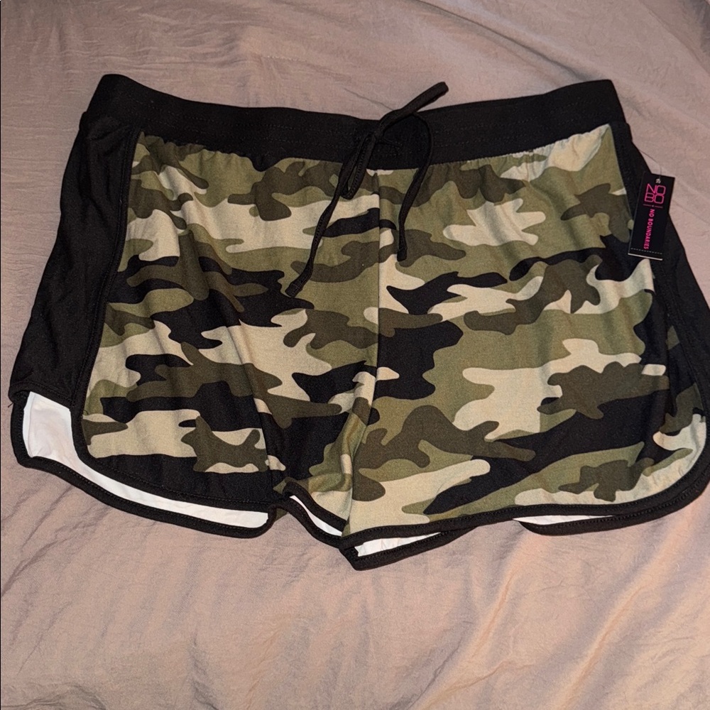 No Boundaries Camouflage Athletic Shorts